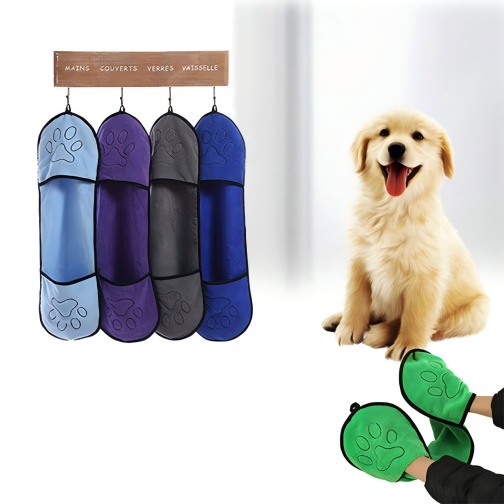Pet grooming series products, Pet towels, Washing gloves.